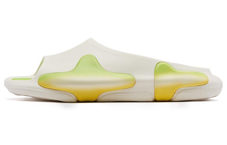 EQLZ EQUALIZER Oasis Slide Slippers Unisex Green Yellow