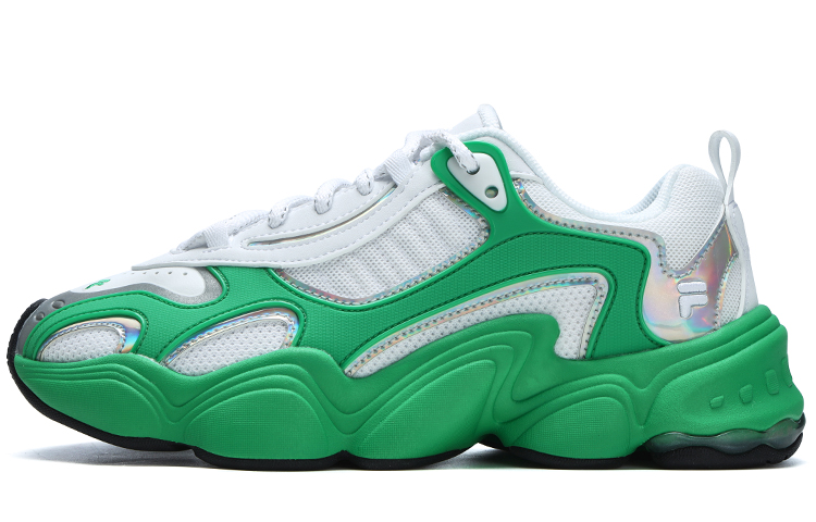 FILA FUSION Tenacity Chunky Sneakers 'White Green' Women's