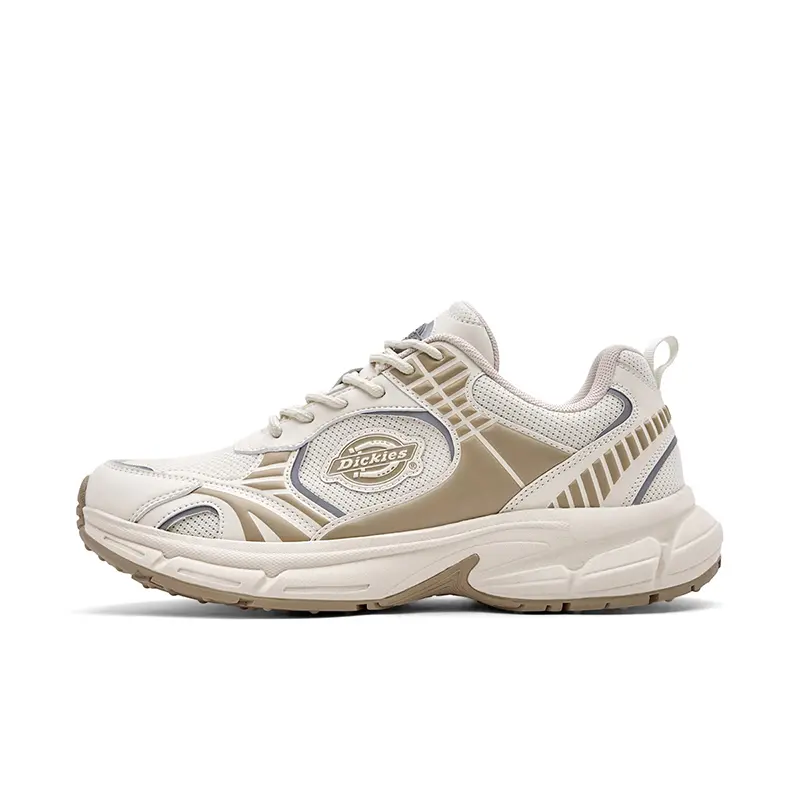 Dickies Shock Absorbers Slip Resistant, Abrasion Resistant, Breathable Low Top Chunky Sneakers Men's Rose Salt