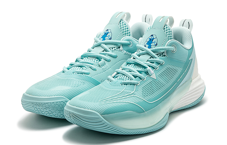 361° ONE MOTION Wave Series Basketball Shoes Men's Low top Aquatic Blue/Sheer Blue