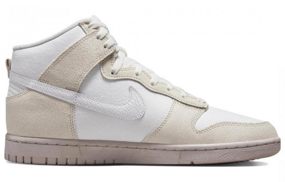 Nike Dunk High Retro Prm Cracked Leather Swoosh