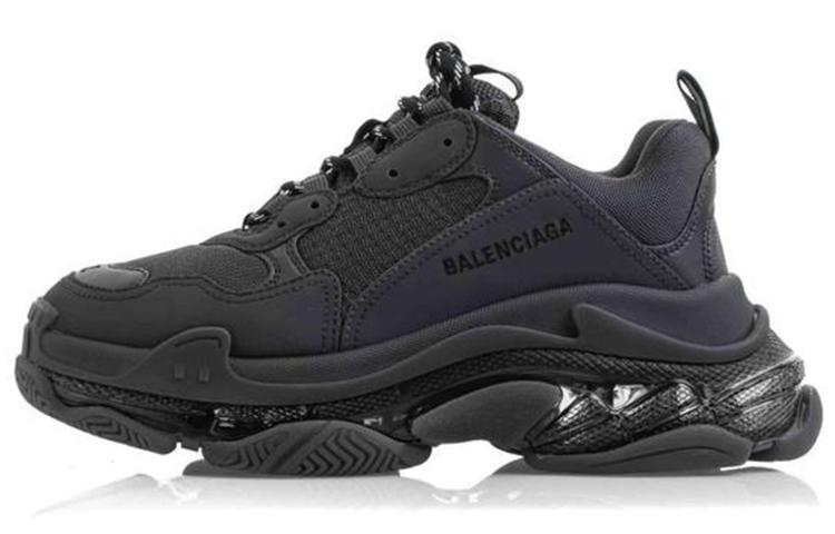 Balenciaga Triple S Clear Sole Deep Blue Women's