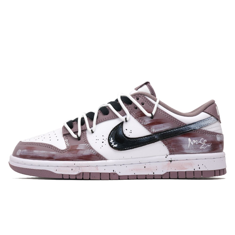 Nike Dunk Dawn Purple Mist Slip Resistant Abrasion Resistant Low top Skateboard Shoes Unisex Light Purple