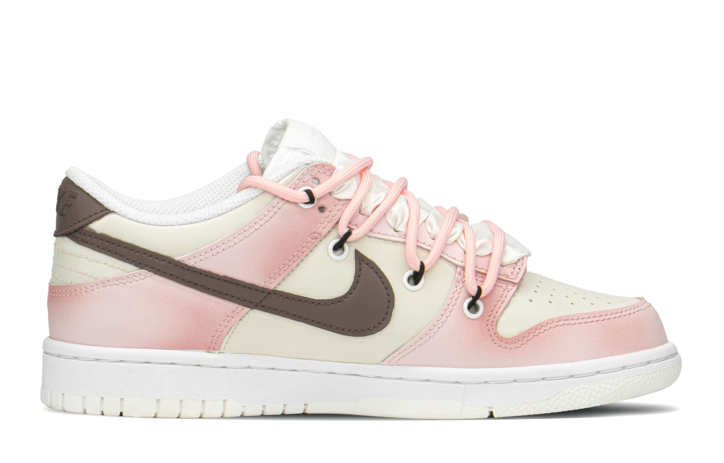 Nike Dunk Low top Skateboard Shoes GS Pink Khaki купить в интернет-магазине Yoocart с быстрой доставкой по России.