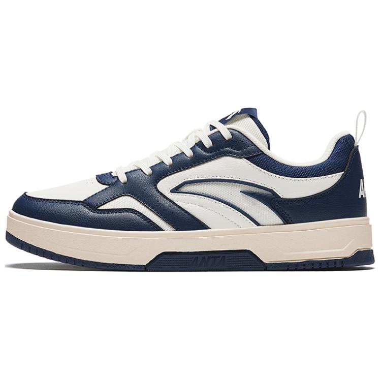 Anta Life Collection Anti-Slip Wear-Resistant Low-Top Skateboard Shoes Men's Blue White