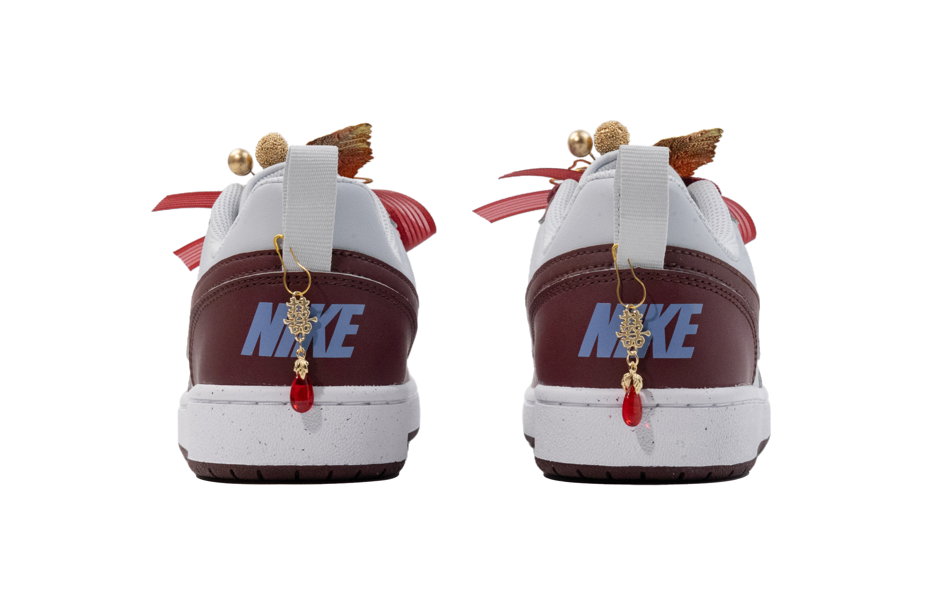 Nike Court Vision GS Love Forever Joy Slip Resistant Abrasion Resistant Low top Skateboard Shoes Women's Burgundy купить в интернет-магазине Yoocart с быстрой доставкой по России.