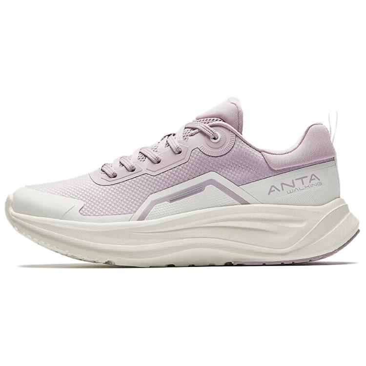 Anta Le Dao Lightweight Cushioning Low-Top Casual Running Shoes Women's Pink White