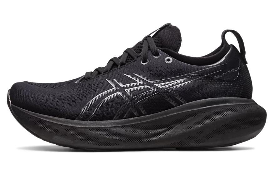 Asics Gel Nimbus 25 Black Graphite Grey Women's