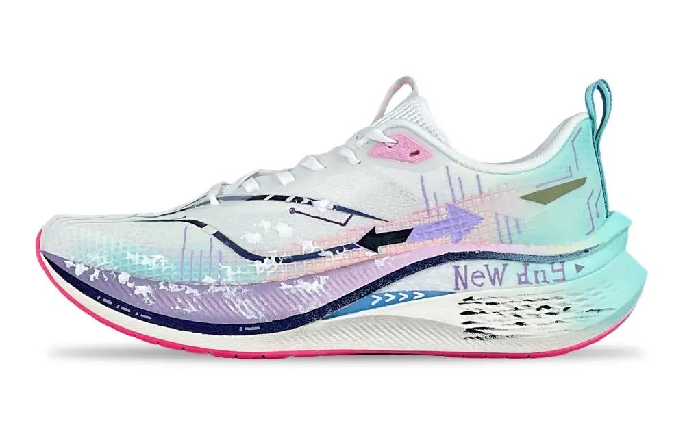 LiNing Red Hare 7 Pro Cushioned Slip-Resistant Breathable Low-Top Casual Running Shoes Men's White