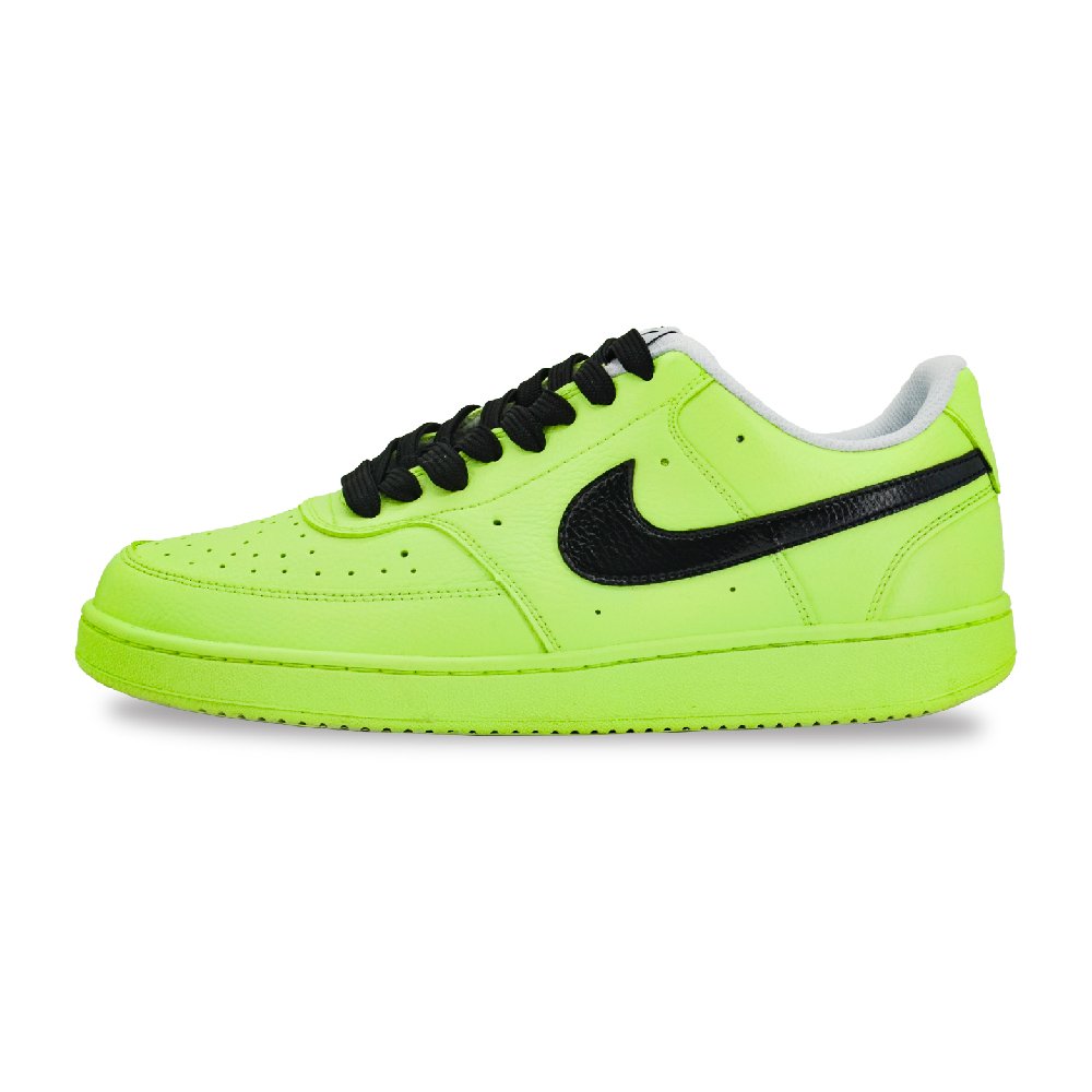 Nike Court Vision 1 Abrasion Resistant Slip Resistant Low Top Skateboard Shoes Men's Green Black