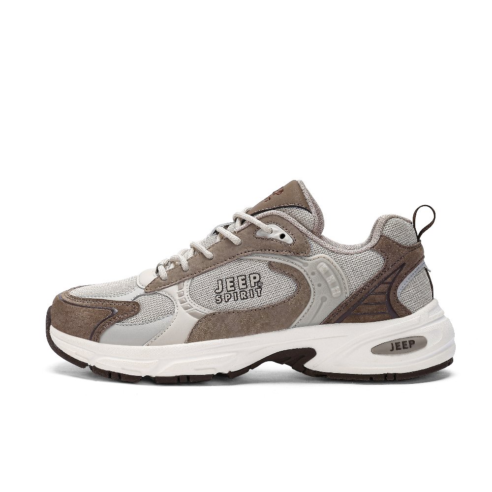JEEP SPIRIT Low-Top Running Shoes Men's Natural Deer