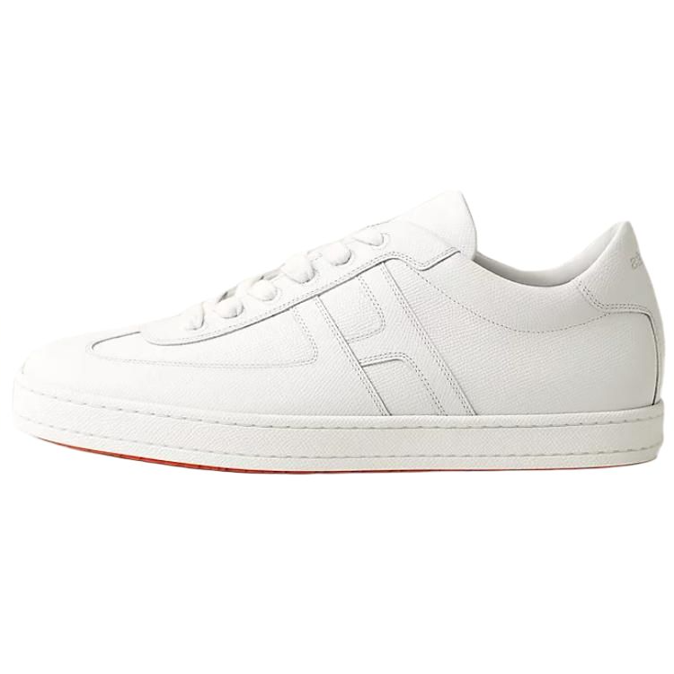HERMES Boomerang Low-Top Skateboard Shoes Men's White