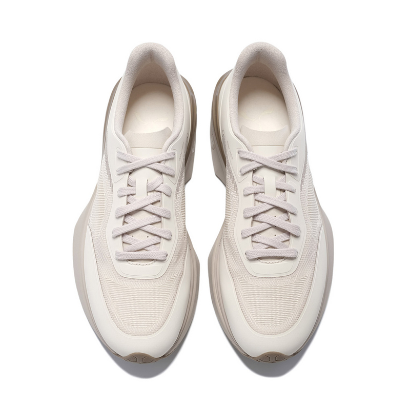 LI NING 1990 Classic Collection Xuanji Casual Shoes Women's Oat Gray