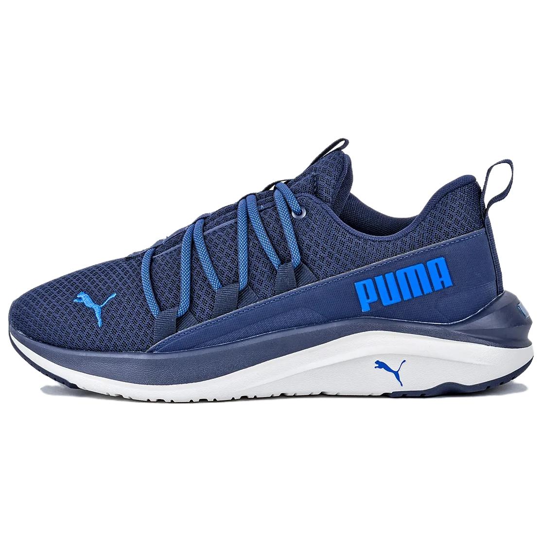 PUMA Softride One4all Abrasion Resistant Low Top Tennis Shoes Men's Marine Blue