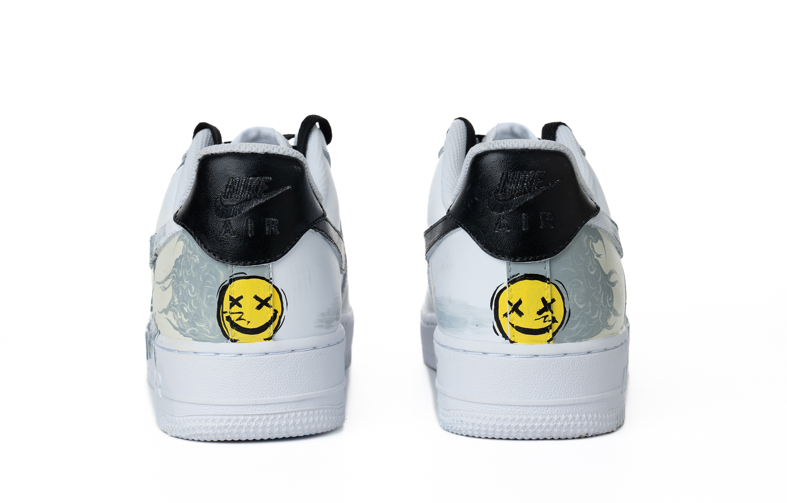 Nike Air Force 1 Air Force 1 Cushioning Wear-Resistant Low-Top Skateboard Shoes Men's White Fashion Versatile купить в интернет-магазине Yoocart с быстрой доставкой по России.