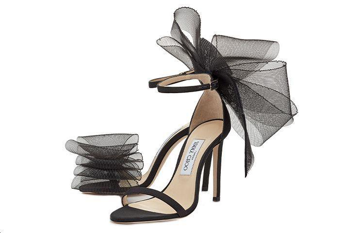 Jimmy Choo Aveline Bow Detail Sandals купить в интернет-магазине Yoocart с быстрой доставкой по России.