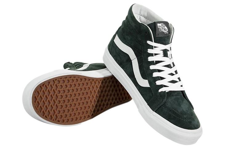 Vans Sk8 Hi Re Issue Pig Suede Darkest Spruce купить в интернет-магазине Yoocart с быстрой доставкой по России.