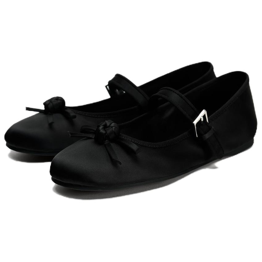 AO YES x ZARA Mary Jane Shoes Women's Black купить в интернет-магазине Yoocart с быстрой доставкой по России.