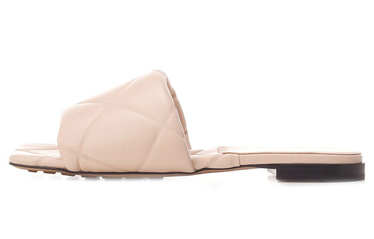 Bottega Veneta Lido Abrasion Resistant Slide Slippers Women's Nude