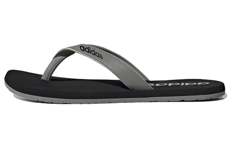 Adidas Eezay Flip Flops 'Black Grey'