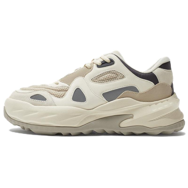 ZARA Anti Slip Wear Resistant Low Top Chunky Sneakers Men's Gray White