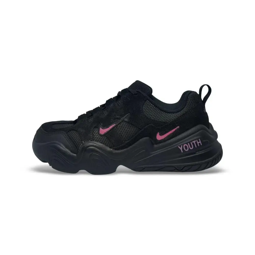Nike Tech Hera Abrasion Resistant Low top Casual Shoes Unisex Black Pink