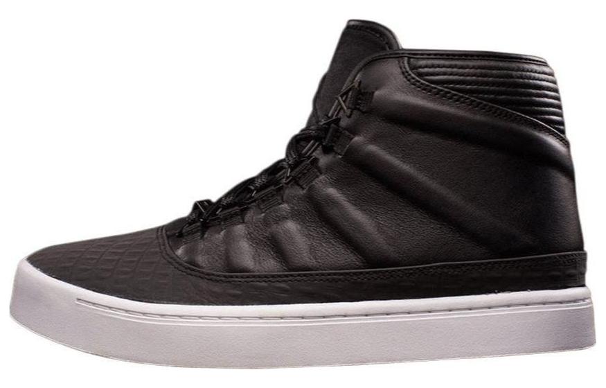 Jordan Westbrook 0 Cushioning, Wear Resistant High top Vintage Basketball Shoes Unisex Black White