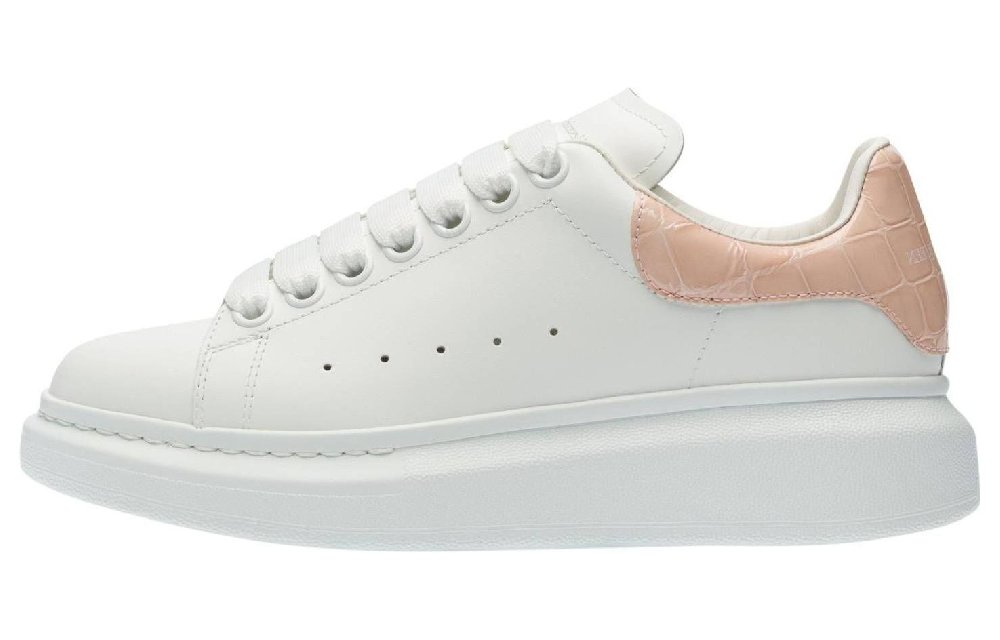 Alexander McQueen Oversize Low Top Stylish Skateboarding Shoes Women's White