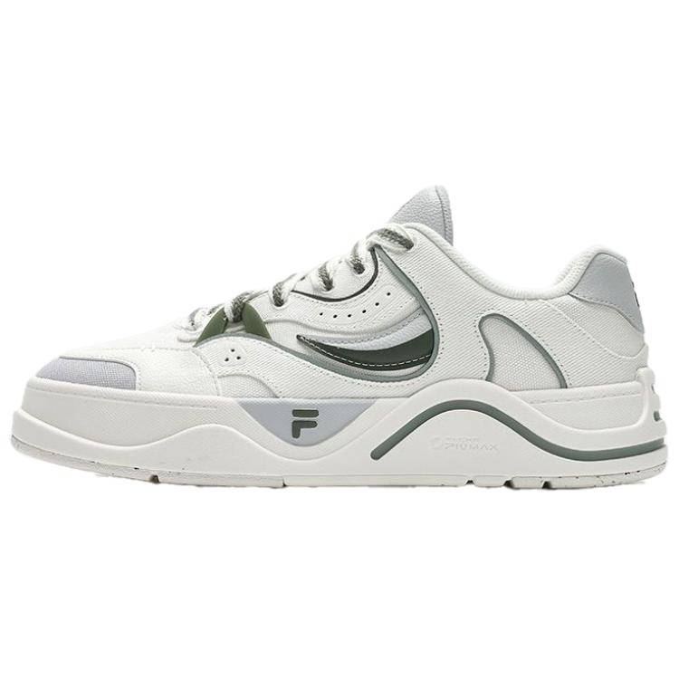FILA FUSION 50 Low Top Skateboard Shoes Men's Gray White