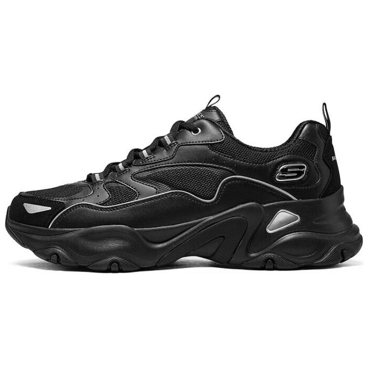 Skechers DLITES Low Top Casual Shoes Men's Black