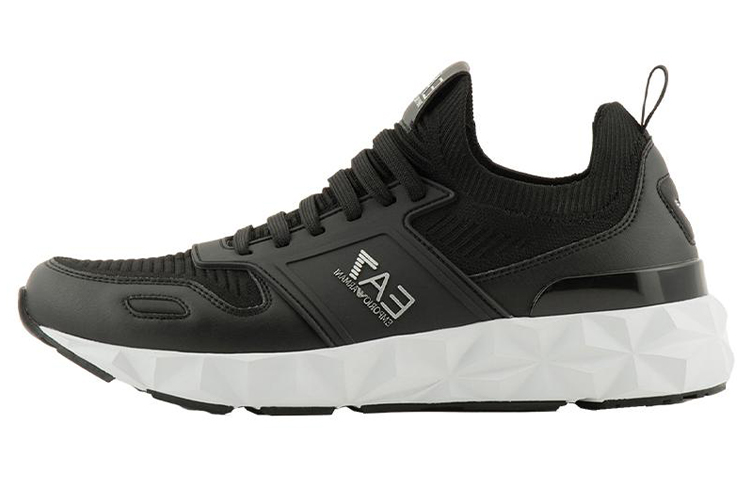 EMPORIO ARMANI Logo Embossed Lace Up Sneakers