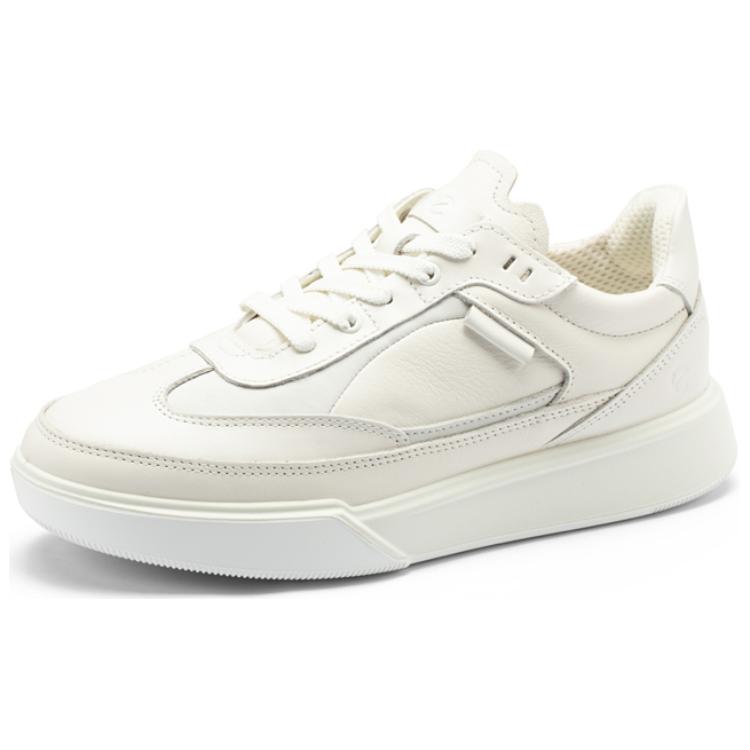 Ecco STREET COURT Low-Top Skateboard Shoes Women's White купить в интернет-магазине Yoocart с быстрой доставкой по России.