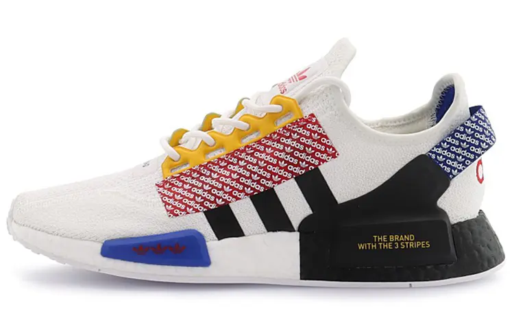 Adidas Nmd R1 V2 Logo Print Cloud White Multi