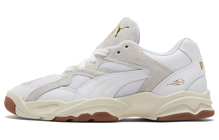 PUMA Performer Core Khaki/White/Gold Low Sneakers