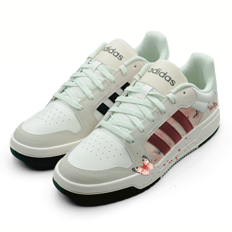 Adidas Neo Entrap Slip Resistant Cushioning Abrasion Resistant Breathable Low Top Skateboard Shoes Unisex White Pink купить в интернет-магазине Yoocart с быстрой доставкой по России.