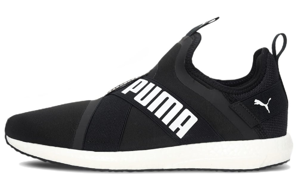 PUMA Mega Series Running Shoes Unisex Low Top Black/White
