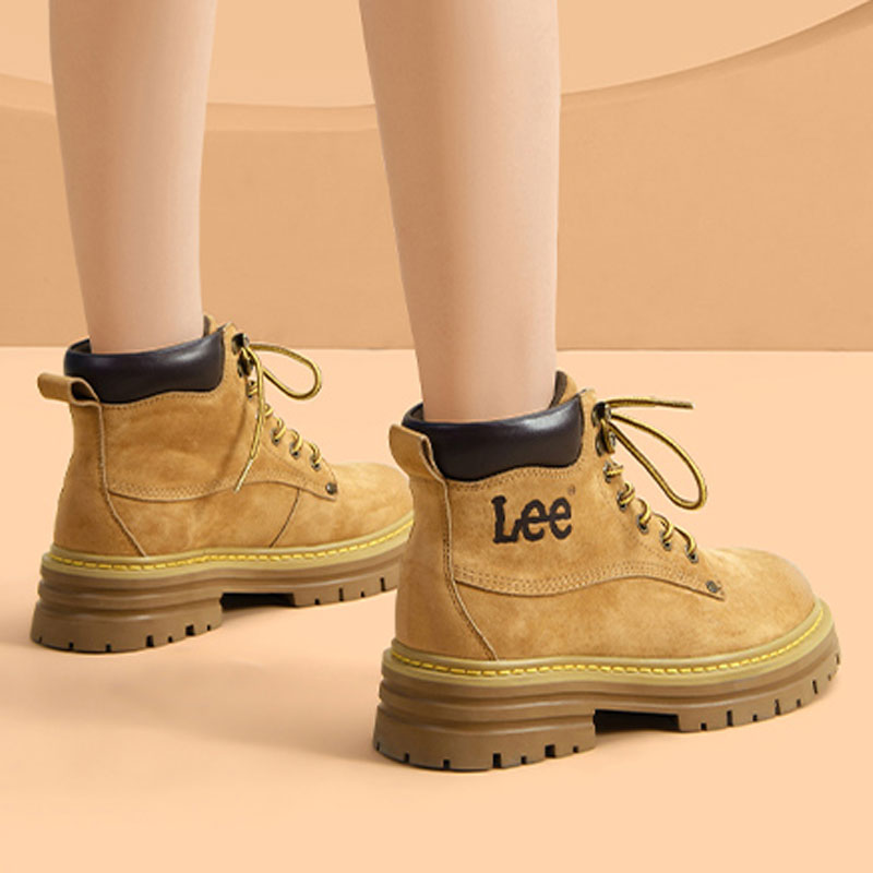 Lee Short Martin Boot Unisex Fleece-Lined