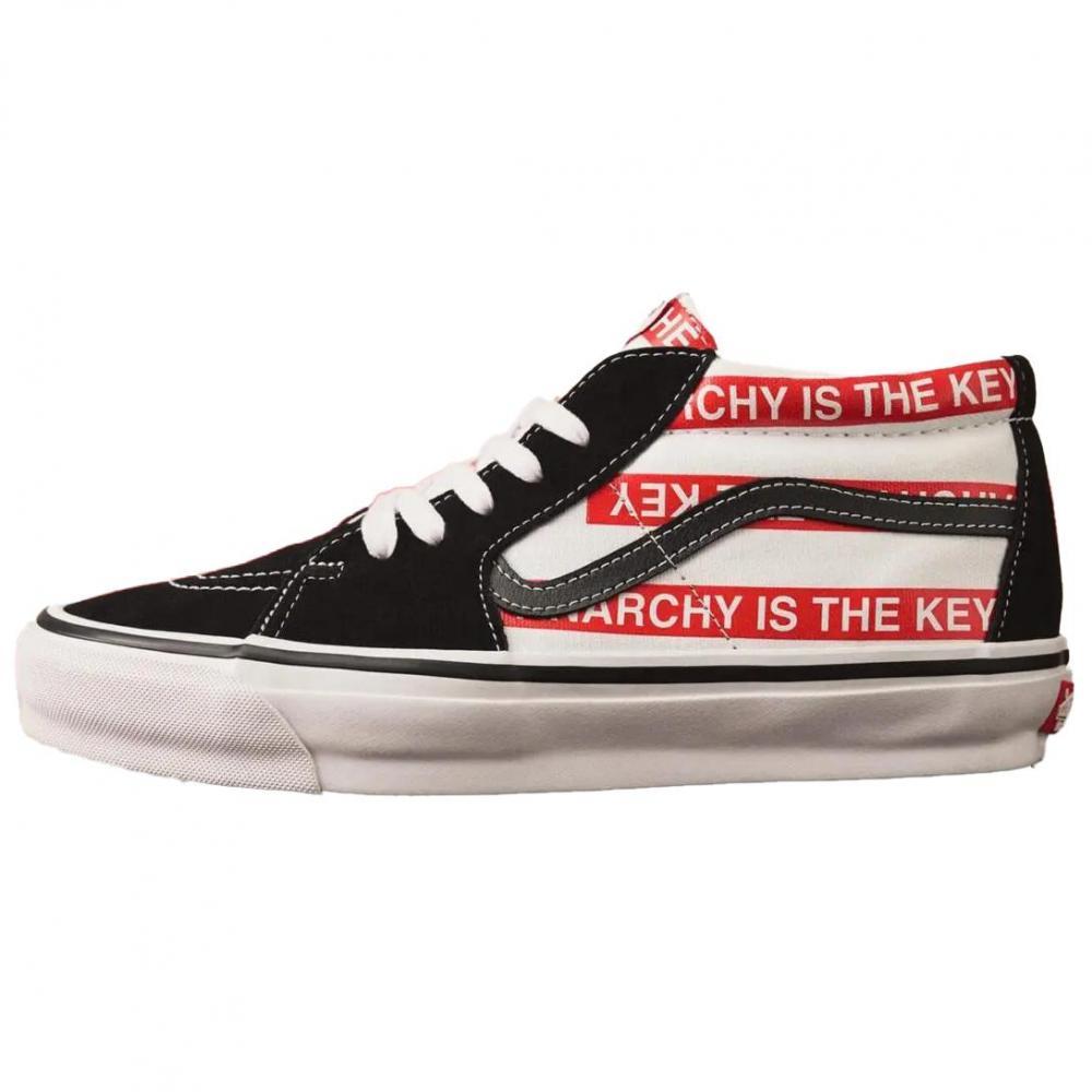 Vans Otw Sk8 Mid 83 Premium Undercover Anarchy Is The Key Red