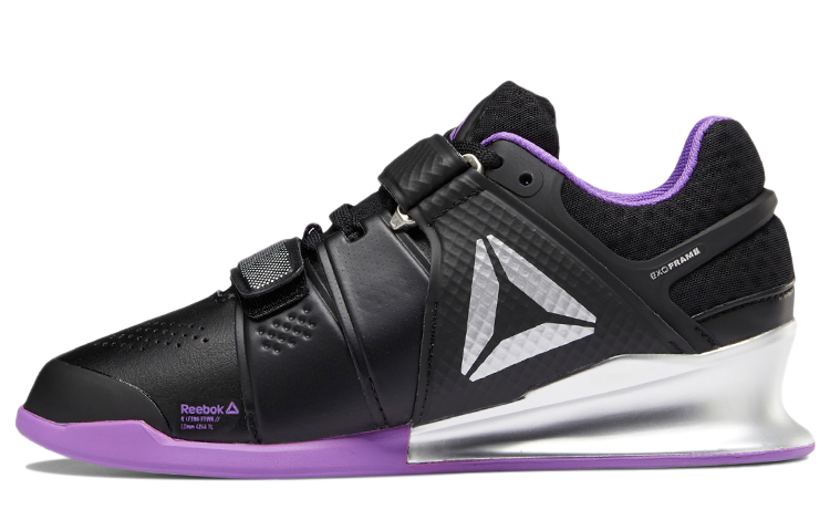 Reebok Legacy Lifter Low Top Weightlifting Shoes Black/Purple Women's