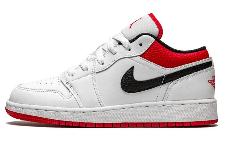JORDAN 1 Low White University Red Black