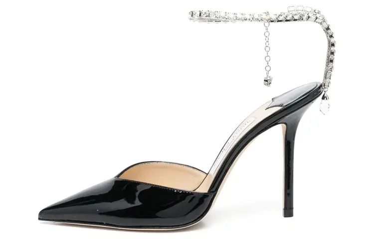 Jimmy Choo Saeda 85mm Patent Leather Pumps
