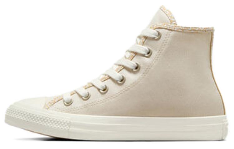 Converse Chuck Taylor All Star Leopard Durable Breathable High-Top Canvas Shoes Women's Brown White