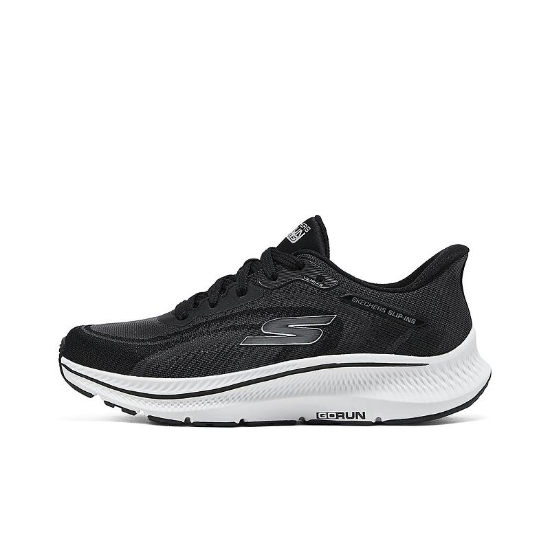 Skechers Women's GO Series Abrasion Resistant Low Top Casual Running Shoes Women's Black White