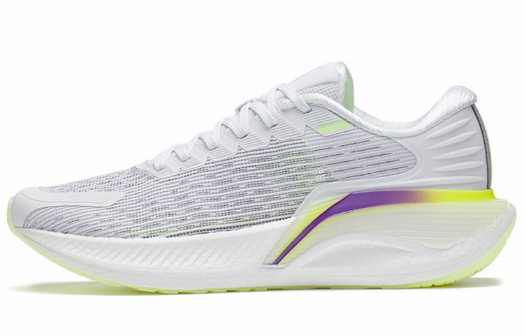 LiNing Yueying 2.0 Pro Cushioning Reflective Rebound Low-Top Running Shoes Women's Standard White