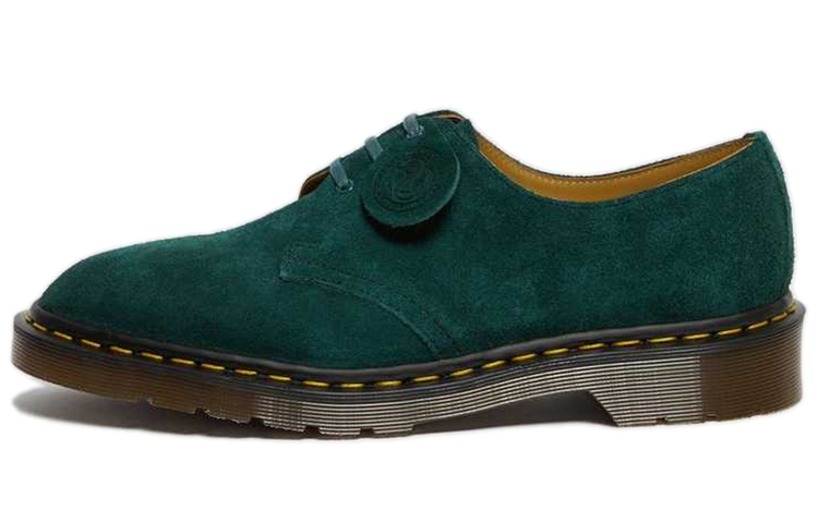 Dr. Martens 1461 Made In England Suede Oxford Shoes 'Green'