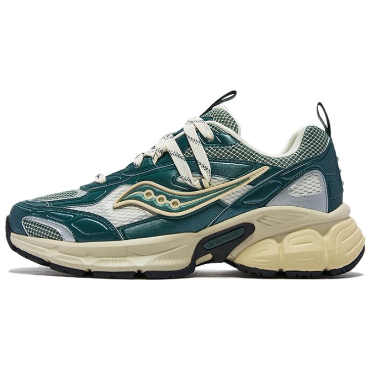 Saucony 2K CAVALRY Running Shoes Unisex Green Silver