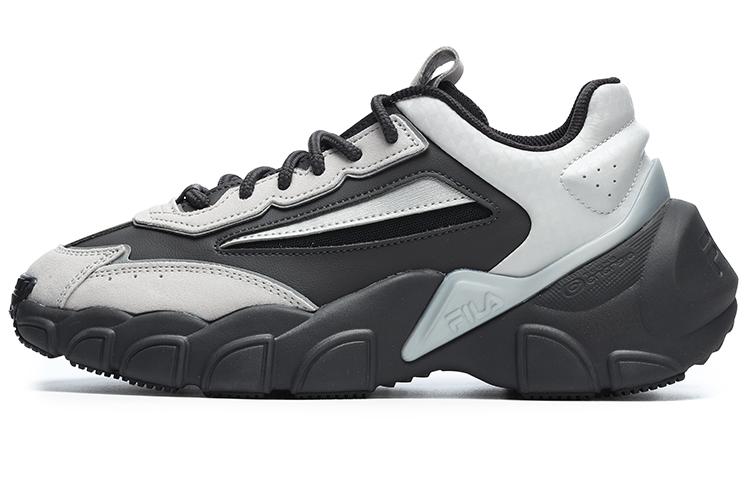 FILA Fashion Sneakers Cushioning Anti-Slip And Wear-Resistant Low-Top Casual Shoes Women's Lotus Gray Forged Iron