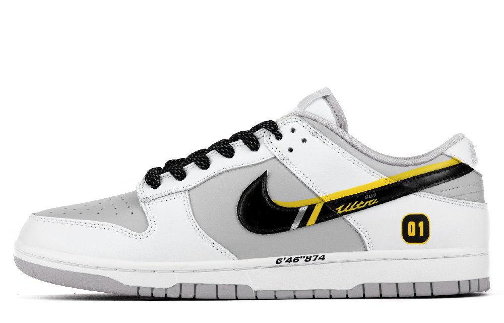 Nike Dunk Low Retro Wear resistant And Lightweight Low Top Skateboard Shoes Unisex Racing Yellow