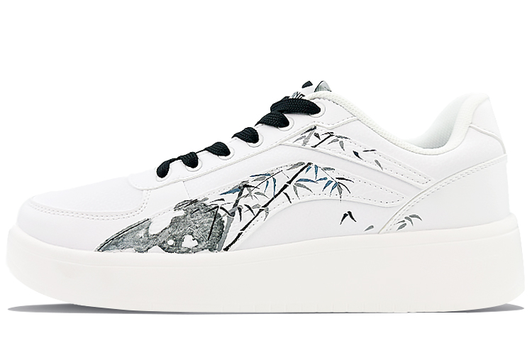 LiNing Tianji Skateboard Shoes Men's White Black