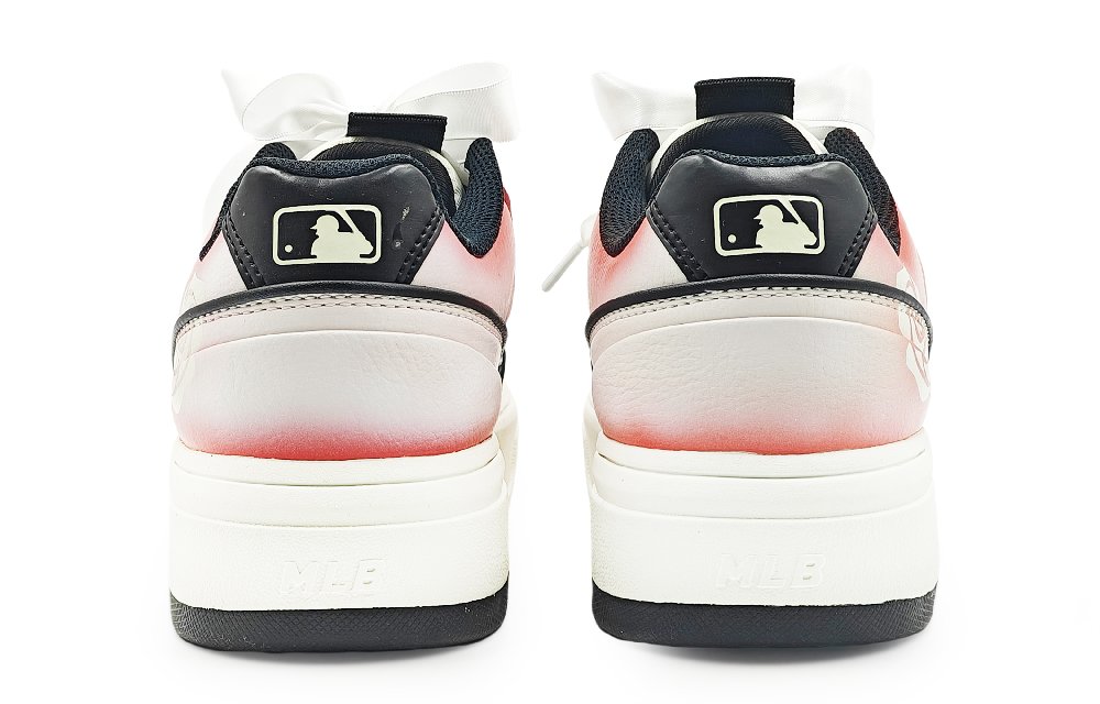 MLB Chunky Liner Abrasion Resistant Low Top Skateboard Shoes Unisex Red White